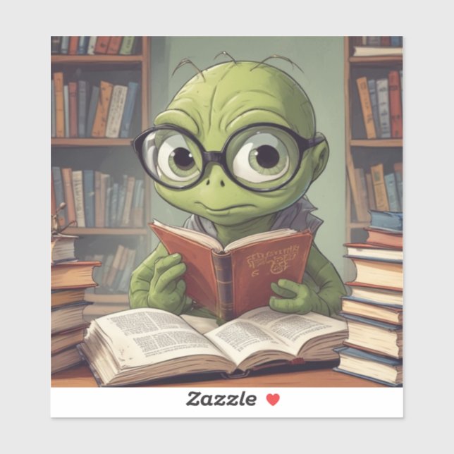 Sticker Worm Book (Feuille)