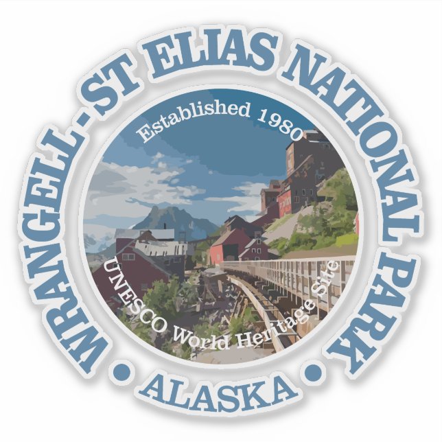Sticker Wrangell-St Elias (NP2) (Devant)