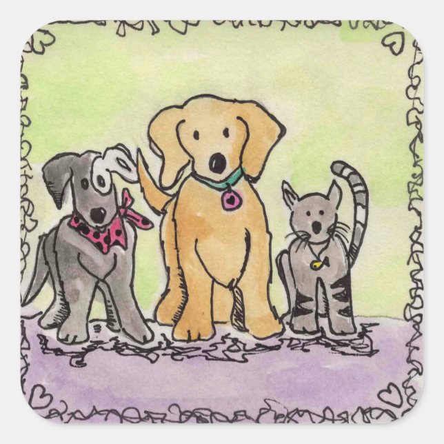 Sticker Wren, Robby et Jay (Devant)