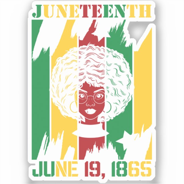 Sticker Xe | 19 juin 1865 | Histoire noire (Recto)