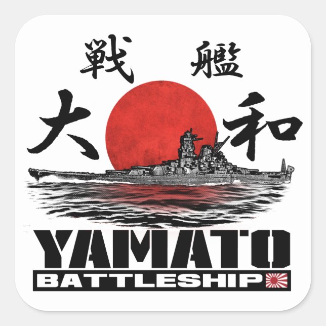 Sticker Yamato Battleship (Devant)