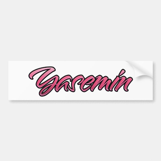 Sticker Yasemin rose pâle Aufkleber (Devant)