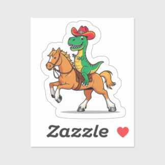 Sticker Yeehaw-Saurus Rex