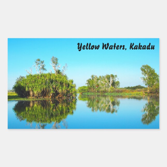 sticker Yellow Waters Kakadu (Devant)