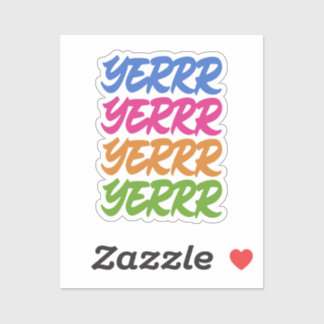 STICKER YERRR