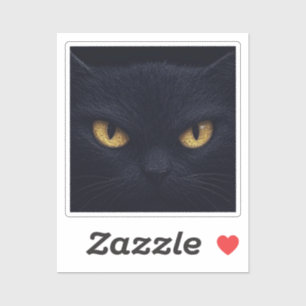 Sticker Yeux de chat dans l'obscurité - Halloween Éffrayan