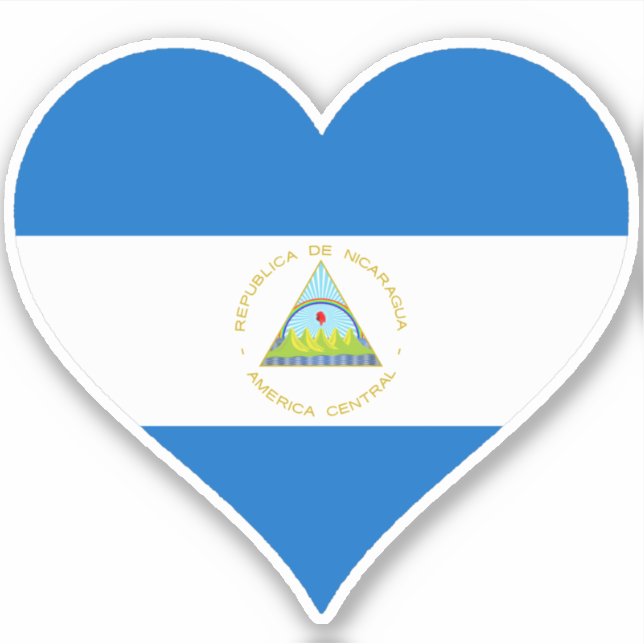 Sticker Yo Amo Nicaragua (Devant)