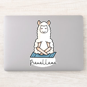 Sticker Yoga Llama - Pranallama
