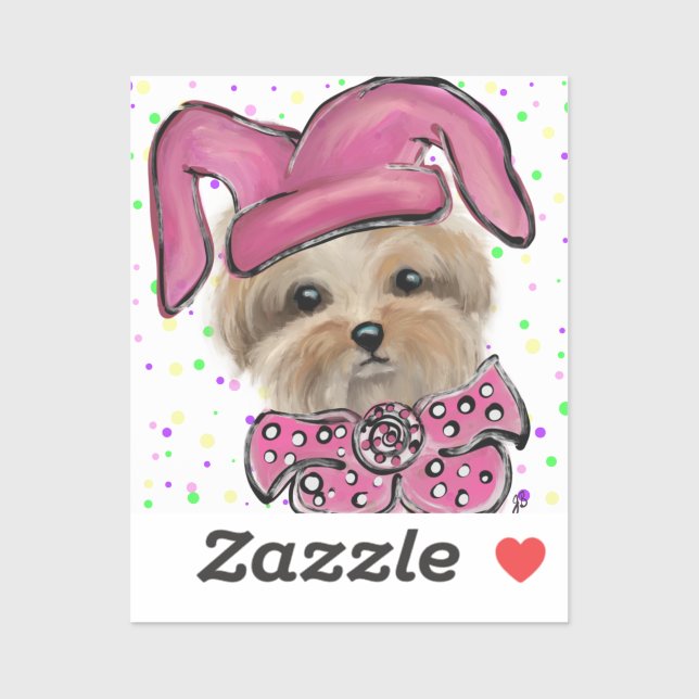 Sticker Yorkie       (Feuille)