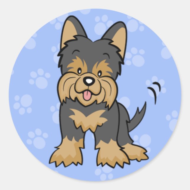 Sticker Yorkie (Devant)