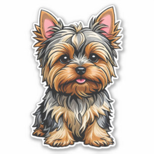 Sticker Yorkshire Terrier