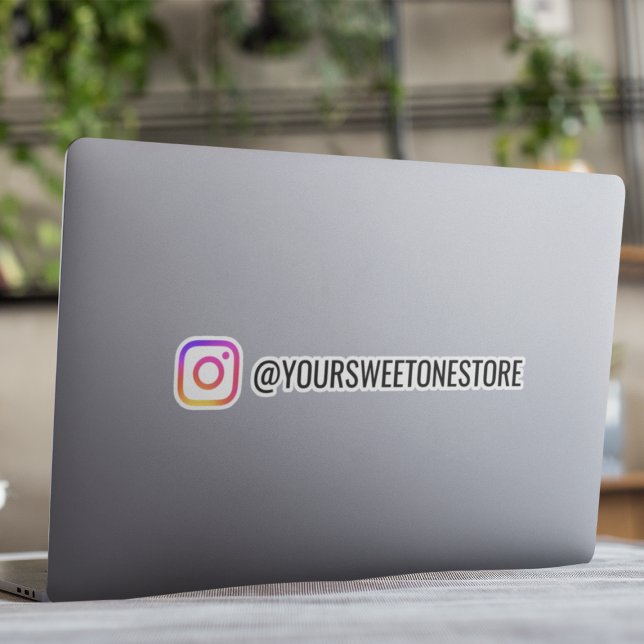 Sticker Your Instagram Name Social Media Logo Icon  (Créateur téléchargé)