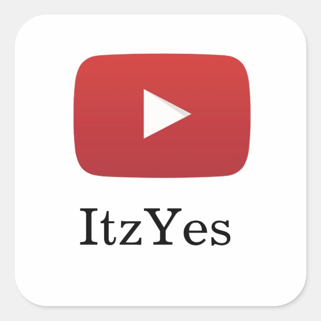 Sticker YouTube ItzYes (Devant)