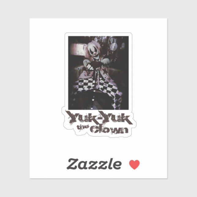 Sticker Yuk-Yuk Le Clown (Feuille)