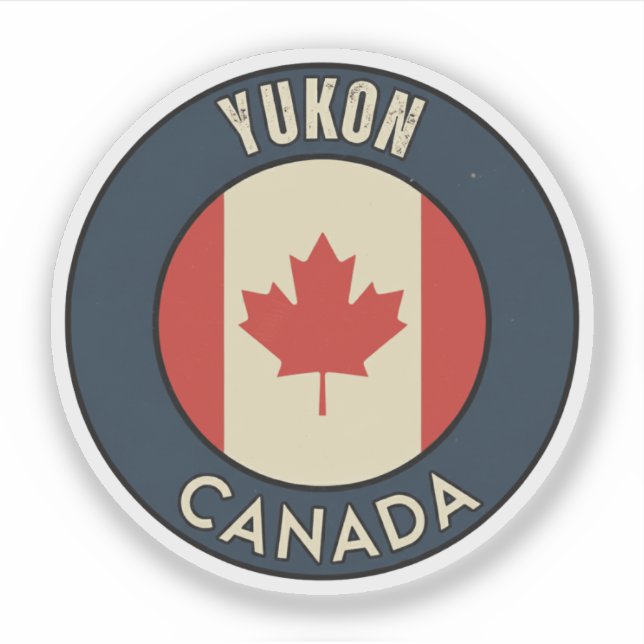 Sticker Yukon Canada (Devant)