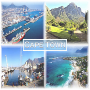 Sticker ZA Cape Town - Port du Cap - Clifton -