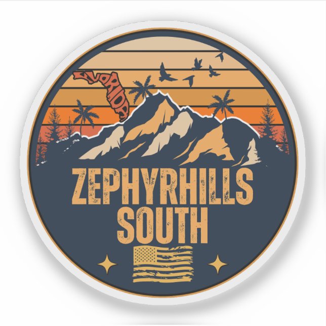 Sticker Zephyrhills South, Floride  (Devant)