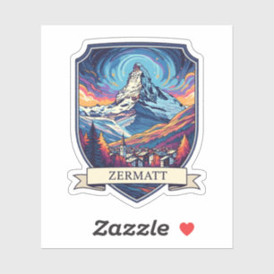 Sticker Zermatt Suisse Matterhorn