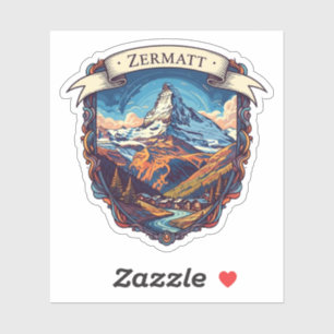 Sticker Zermatt Suisse Matterhorn