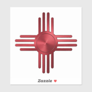 Sticker Zia Soleil Rouge