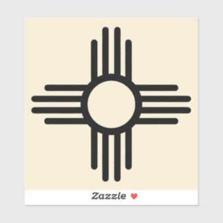 Sticker Zia Sun Black 