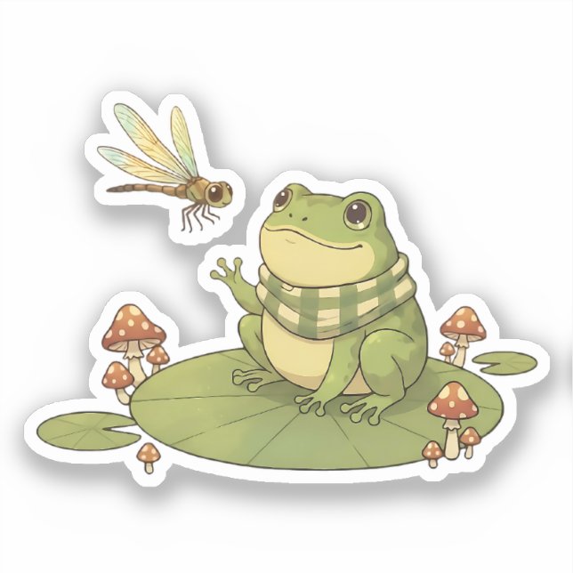 Sticker Zochi & Drift the Dragonfly (Recto)