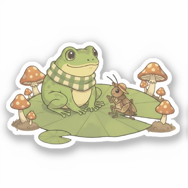 Sticker Zochi & Fern the Cricket (Recto)