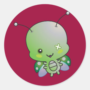 Sticker Zombie Ladybug