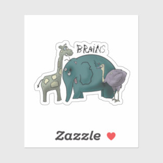 Sticker Zombie Savanna