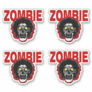 Sticker ZOMBIE - Tête