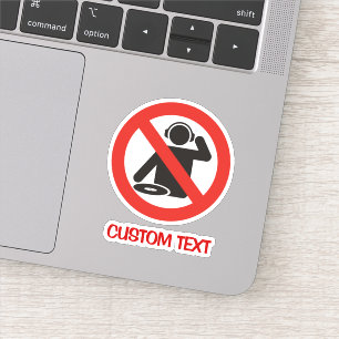 Sticker Zone libre DJ