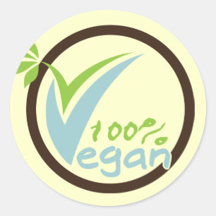 Stickers 100% Vegan