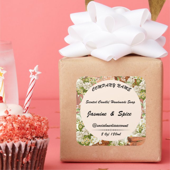 Stickers #11 cadeau étiquette à bougie carte modif (Fête)