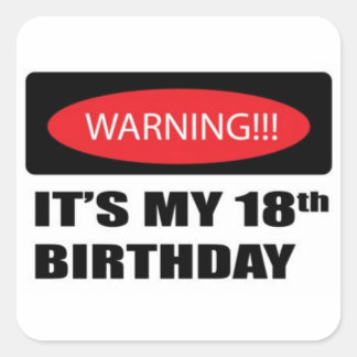 Stickers 18e anniversaire