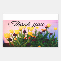 Stickers #1 Tulipes Mercis