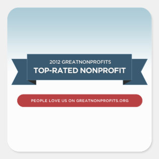 Stickers 2012 GreatNonprofit Top-Rated Award