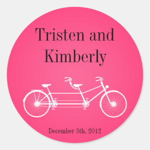 Stickers 20 - 1,5" Favor Hot Pink Double Vélo
