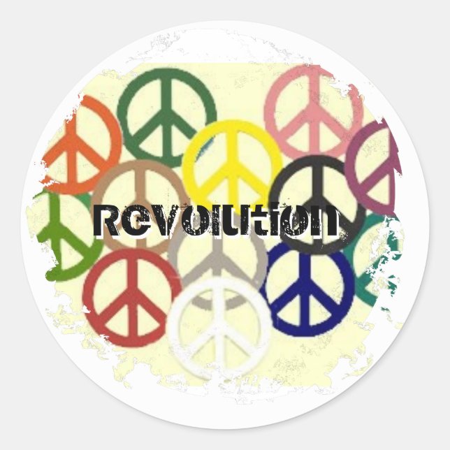 Stickers 2 ronds désorganisés (Devant)