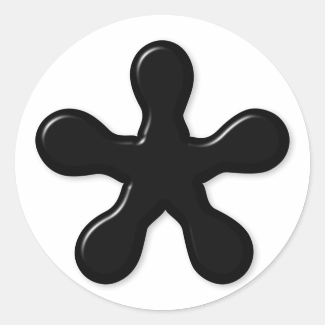 Stickers 3d Asterisk (Devant)