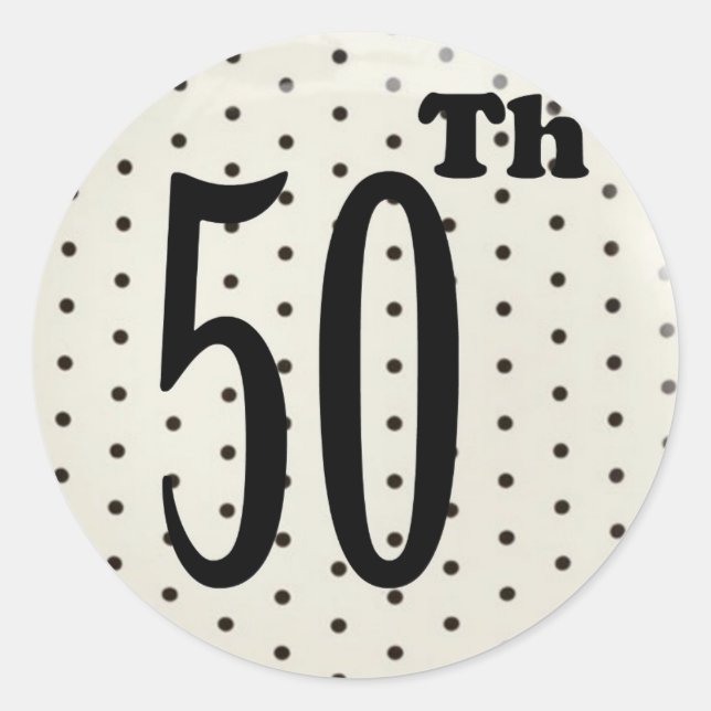 Stickers 50e anniversaire (Devant)