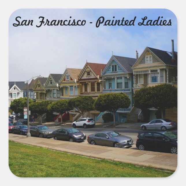 Stickers #5-2 Dames peintes à San Francisco (Devant)