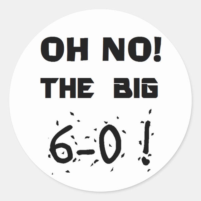 Stickers "60e anniversaire" (Devant)