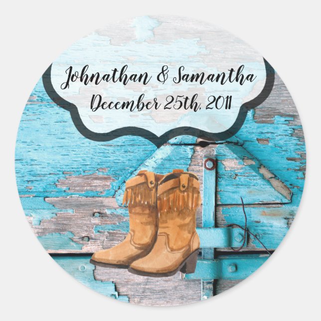 Stickers 6 - 3" Favoriser Botte de porte en bois b (Devant)