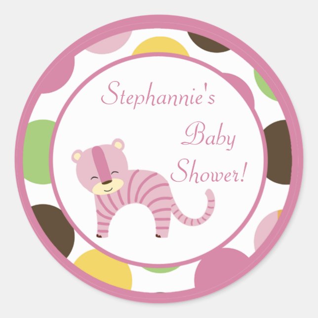 Stickers 6 - 3" Favoriser Jungle Queen Tiger Safar (Devant)