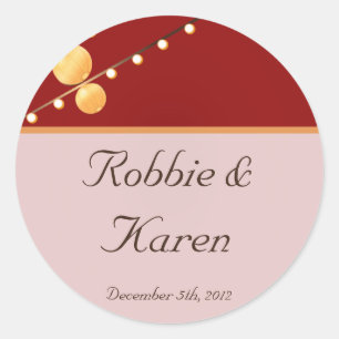 Stickers 6 - 3" Favoriser Lanternes en papier mode