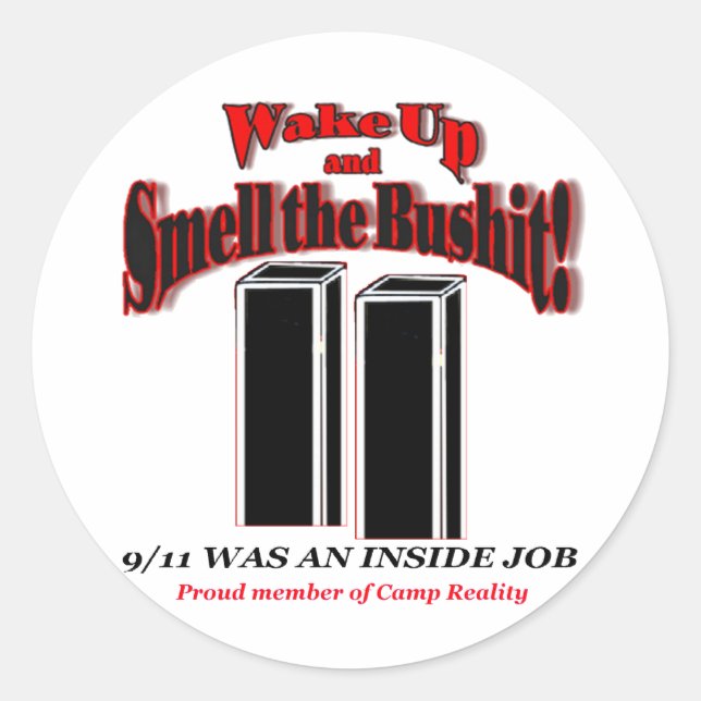 Stickers 911 Bushit (Devant)