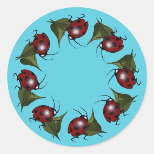 Stickers à anneaux de Ladybug