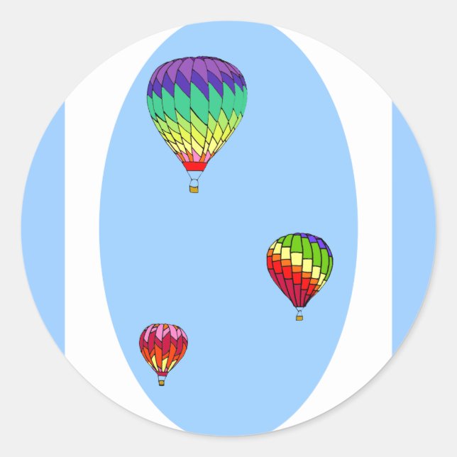 Stickers à ballon à air chaud (Devant)