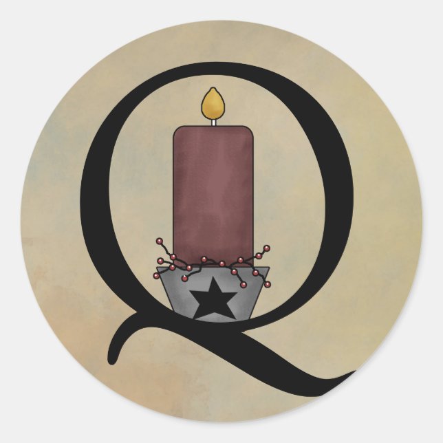 Stickers à bougie éclairée (Devant)