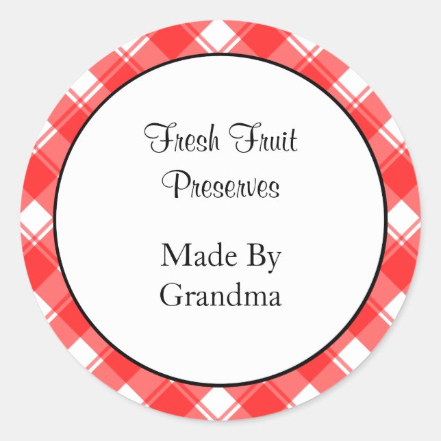 Stickers à canne blanche rouge (Devant)